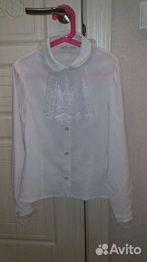 Блузка школьная белая 146,158