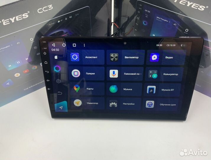 Магнитола на андройде Teyes 6/128 для Ниссан