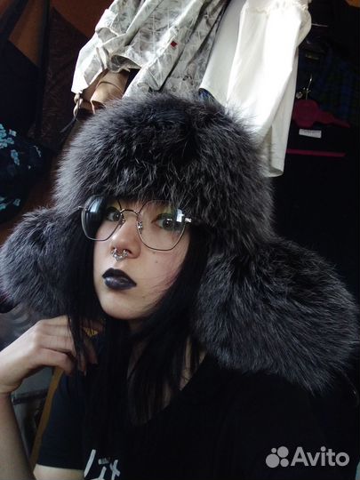 Шапка ушанка y2k