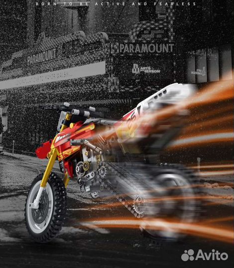 Лего Техник Кроссовый Мотоцикл (Новый, 735 дет)