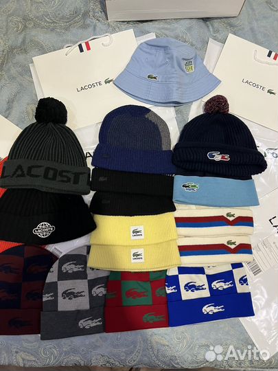 Шапки lacoste оригинал новые