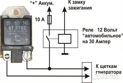 Регулятор напряжения автомобильный 
