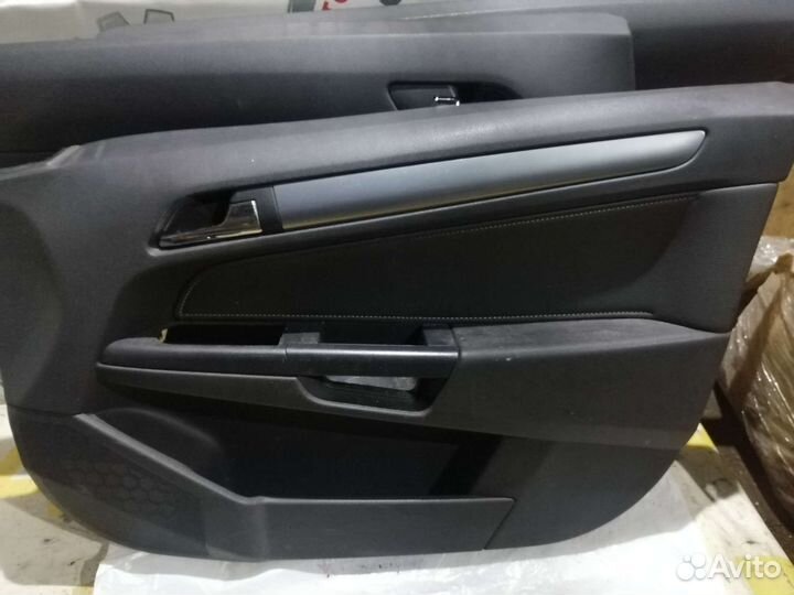 Обивка дверей кожа Opel Astra H, седан, Cosmo
