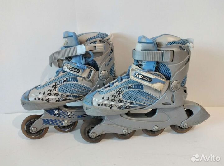 Роликовые коньки детские раздвижные