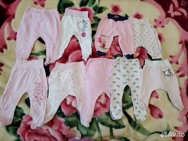 Одежда пакетом для девочки р-р 56-62