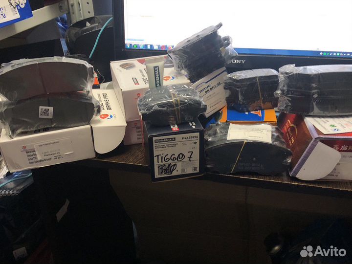 Колодки перед и зад Tiggo 7 7PRO 8 8PRO exceed