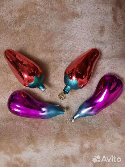 Елочные игрушки СССР, разные наборы