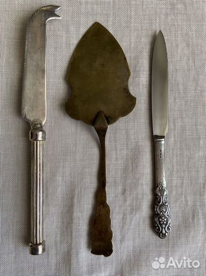 Набор Винтаж столовые приборы лопатка нож