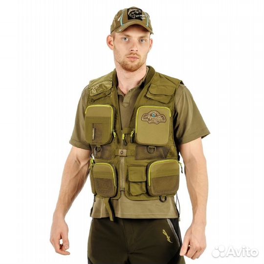 Aquatic Ж-04 жилет рыболовный (регулир-й) р.54-58