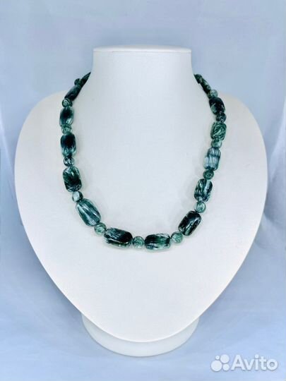 Бусы серафинит