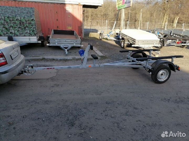 Прицеп лодочный с опорным колесом 8177С.012