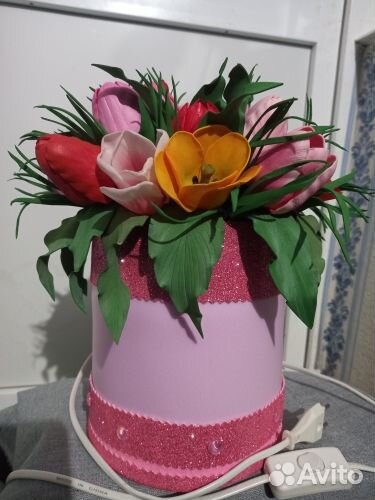 Лампа ночник из фоамирана