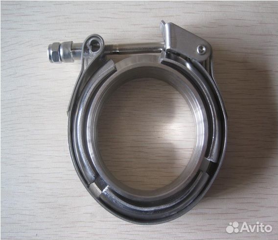 V-band хомут с фланцами быстросъемный 2,5