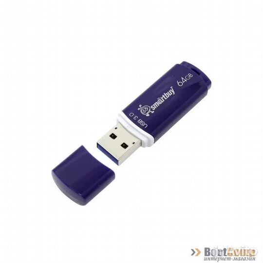 USB 3.0/3.1 Smartbuy 64GB Crown Blue (SB64gbcrw-Bl