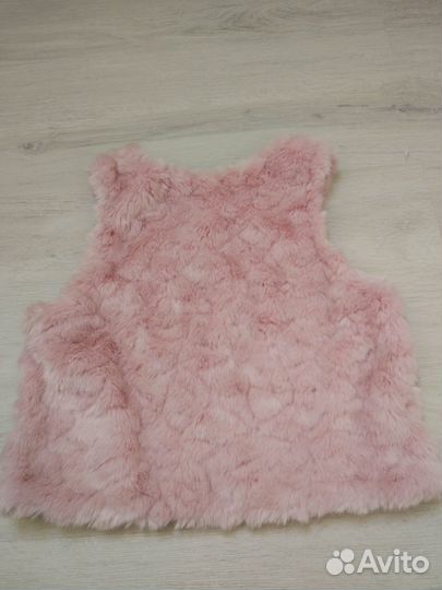 Жилетка меховая H&M, 134-140