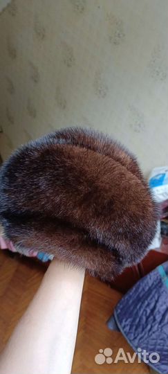 Шапка норковая женская