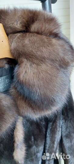 Новая норковая шуба Blackglama с соболем