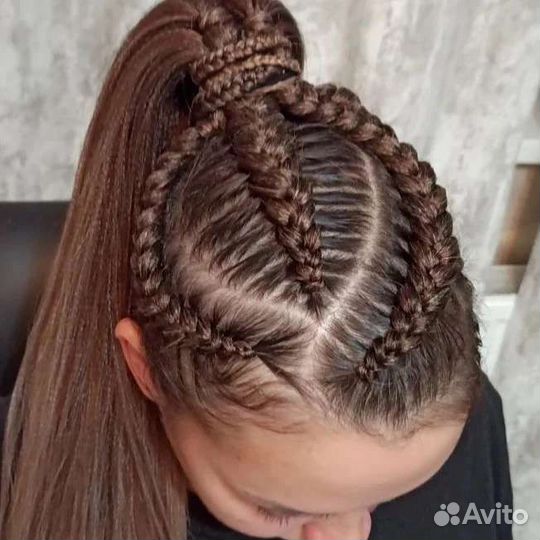 Плетение кос с канекалоном ст. Старокорсунсксая