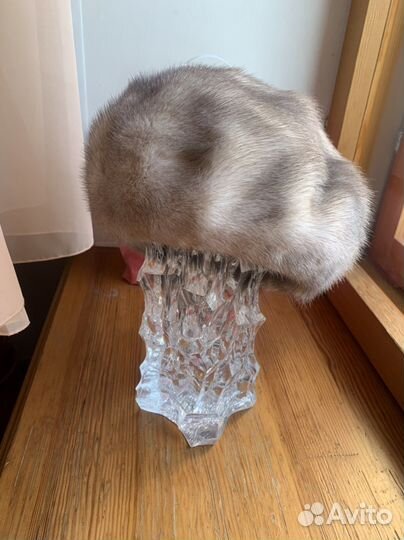 Норковый берет мягкий