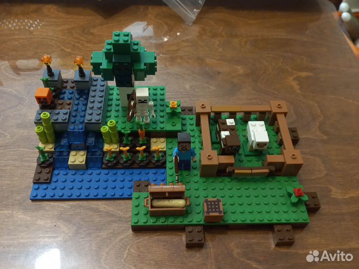 Аналог Лего lego my world Ферма Майнкрафт 10175