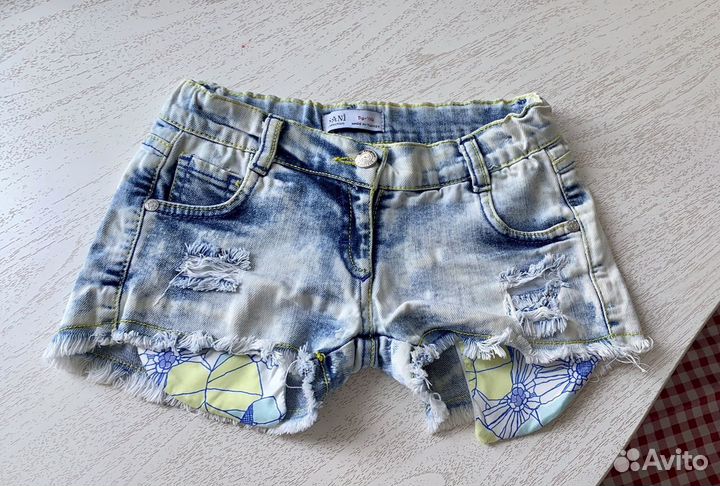 Джинсовые шорты на девочку