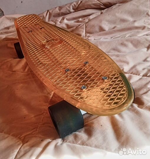 Пенниборд прозрачный колеса светятся Termit