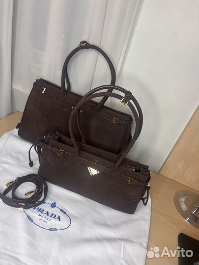 Сумка Prada замшевая