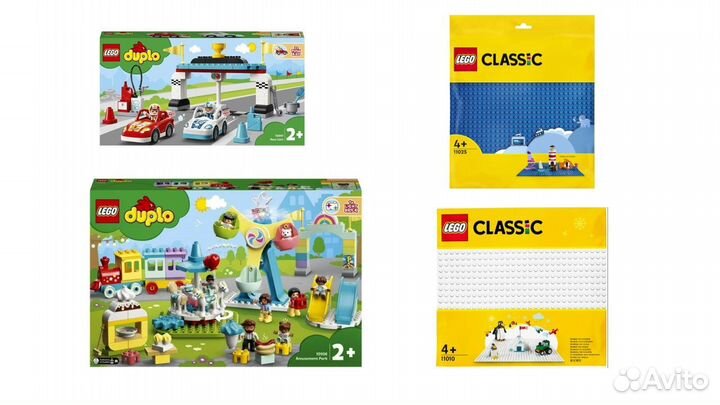 Новые наборы lego серии classic и duplo