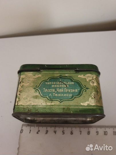 Старая баночка для чая