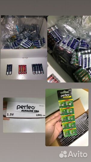 Батареи LR 41 1,5V и AAA, AA