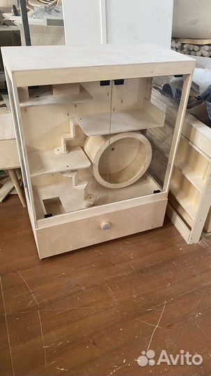 Клетка витрина для шиншиллы