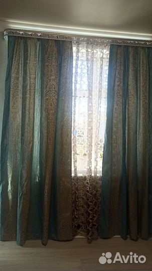 Комплект шторы тюль + гардины