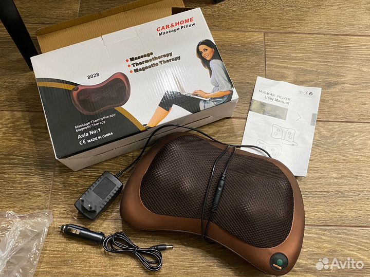 Массажная подушка для шеи