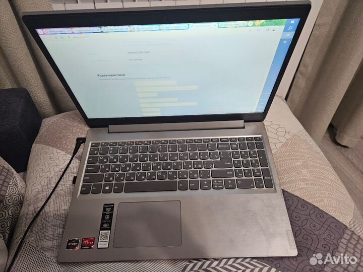 Ноутбук Lenovo Ideapad L340-15AP серый