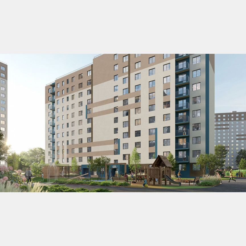 2-к. квартира, 51,4 м², 14/16 эт.
