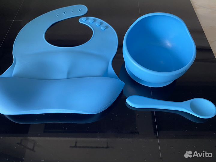 Детская посуда для кормления силиконовая