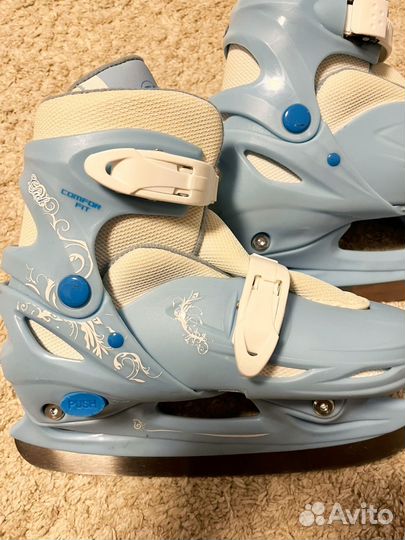 Коньки детские раздвижные 34 37