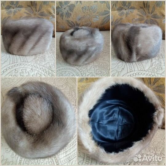 Шапка норковая женская