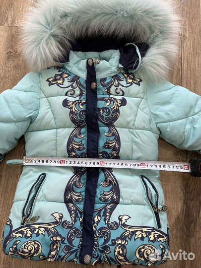 Зимний костюм для девочки 110 116