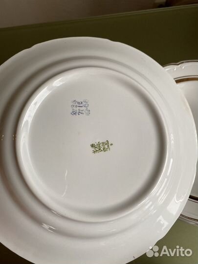 Тарелка зик Конаково, креманки для мороженого СССР