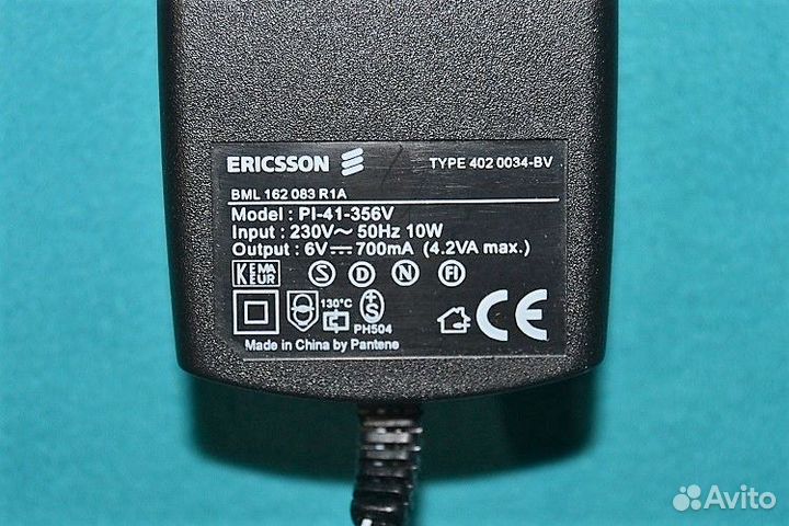 Зарядка для Ericsson A1018s Оригинал Новая