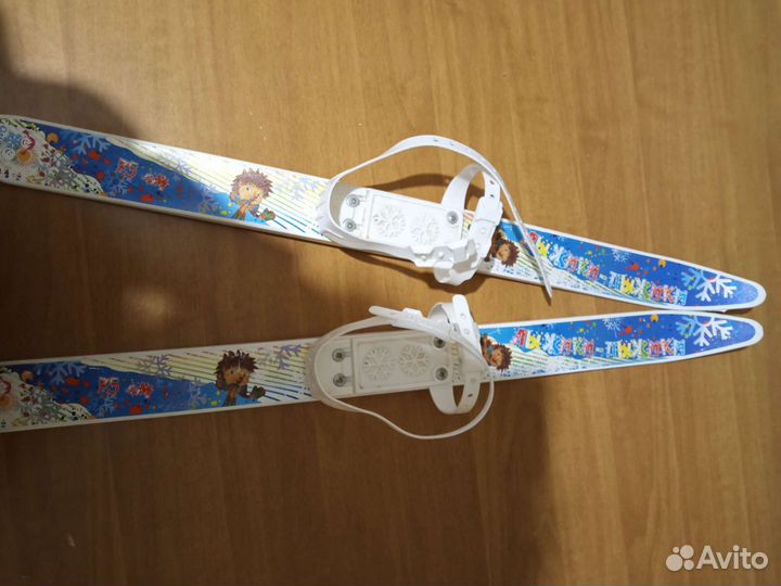 Лыжи детские с палками