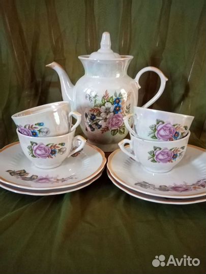 Сервиз кофейный. Фарфор. Городница