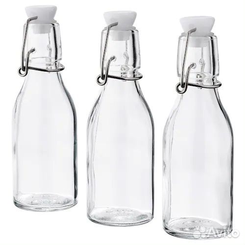 Набор из 3-х бутылок IKEA Коркен