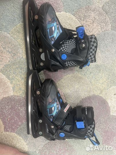 Коньки хоккейные раздвижные