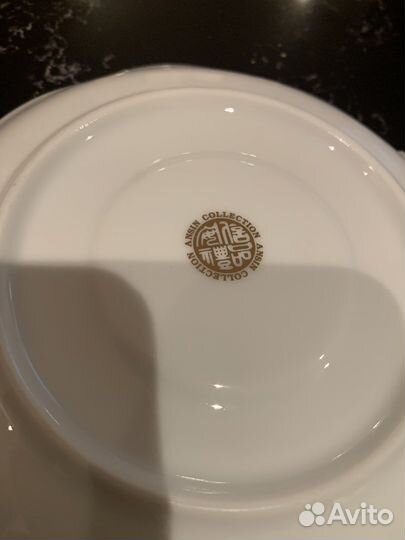 Фарфоровая чайная пара