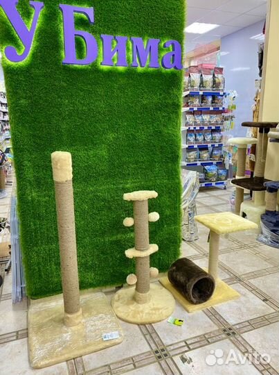 Когтеточки, лежанки и домики для кошек и собак