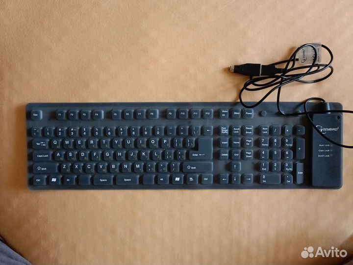 Гибкая силиконовая клавиатура Gembird