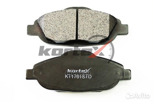 Колодки тормозные дисковые перед KT1761STD kortex