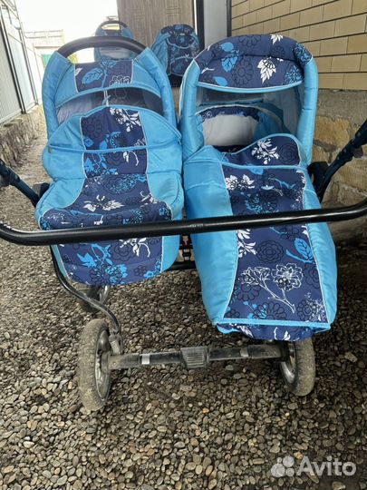 Коляска, прогулочная коляска для двойни и погодок